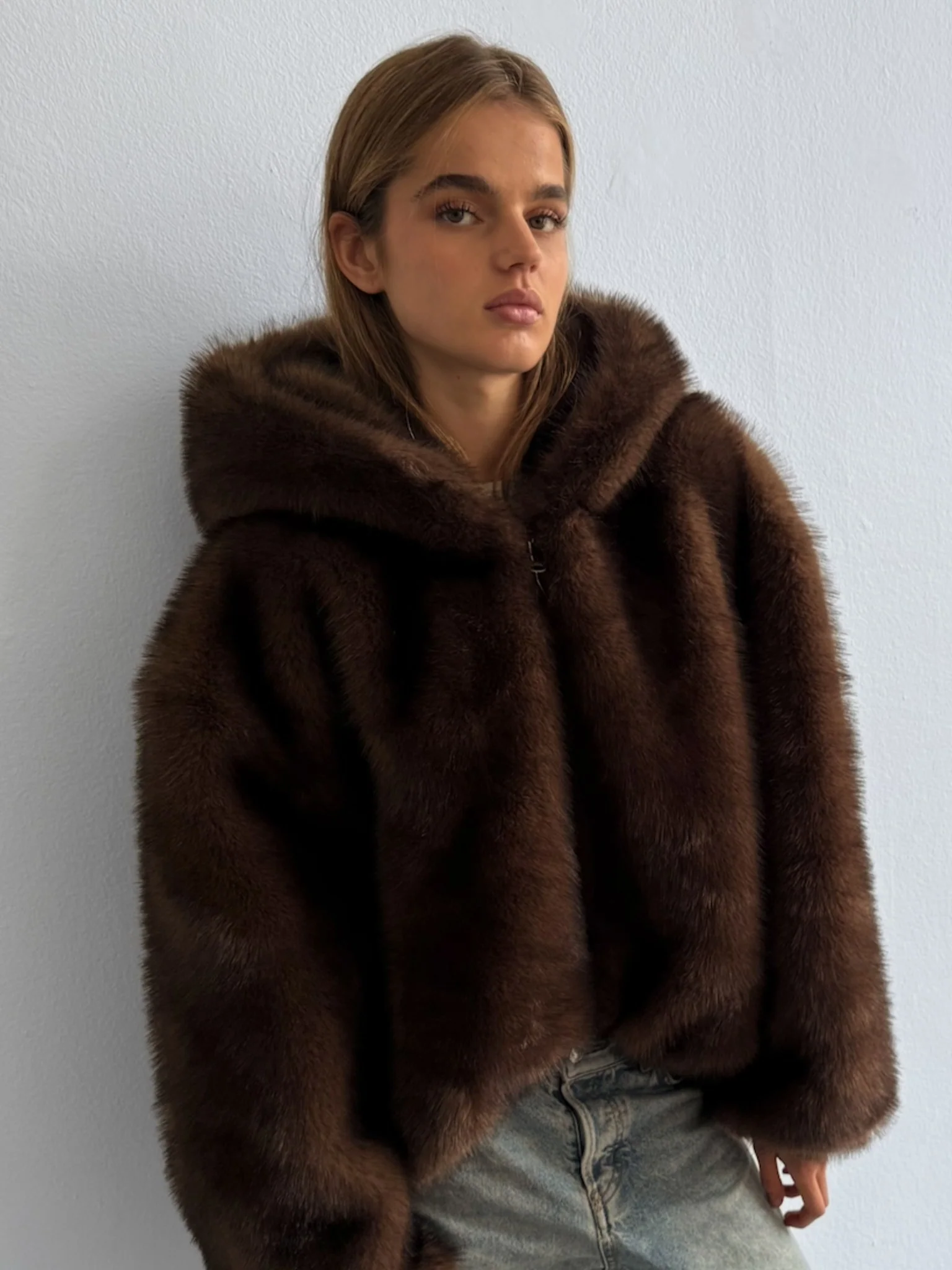 WILMA JACKET - DARK BROWN - Image 5
