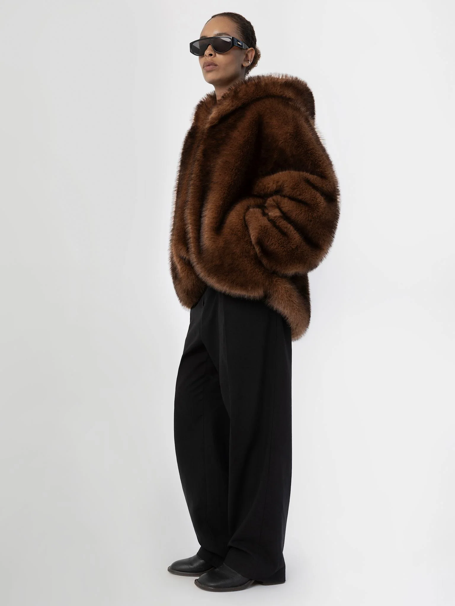WILMA JACKET - DARK BROWN - Image 6