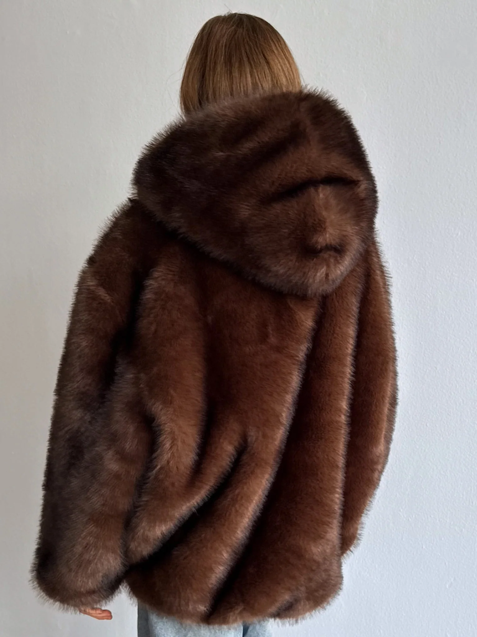 WILMA JACKET - DARK BROWN - Image 7