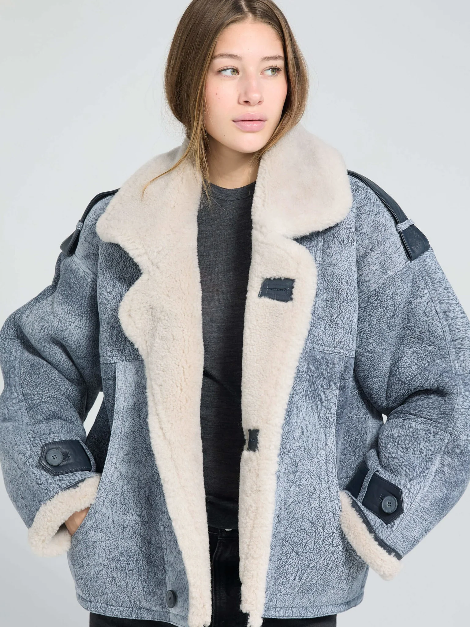 ZOE JACKET - GREY - Image 2